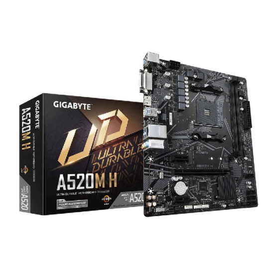 MOTHERBOARD GIGABYTE A520MH MICRO ATX 64GB AM4