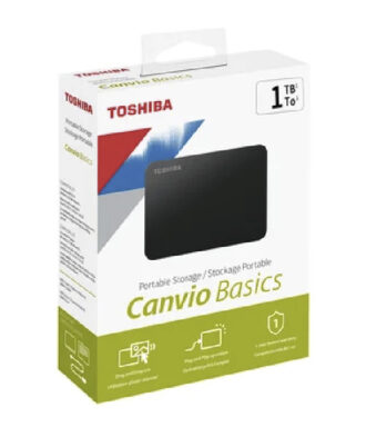 DISCO DURO EXTERNO TOSHIBA CANVIO 1TB 2.5" USB