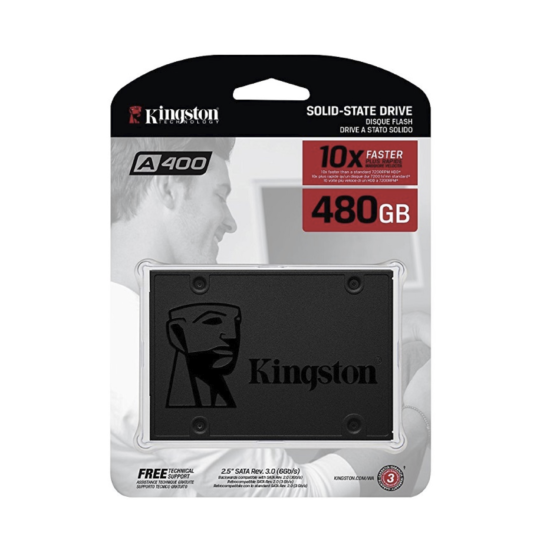 SSD KINGSTON 480GB A400 SATA III 500/450 MBs